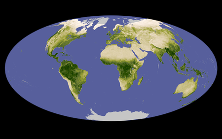 Image of the world map